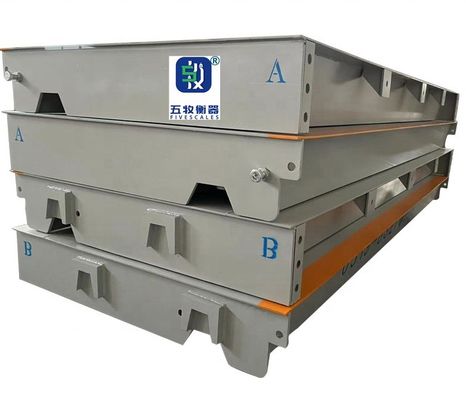 Draagbare weegschaal 16m Truck Scale 80 Ton Weegschaal met LED-scherm 100T