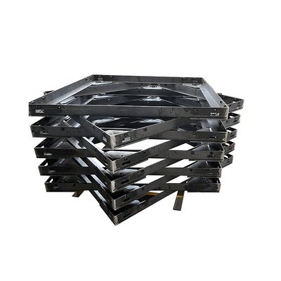 Op maat gemaakte ondersteuning ODM 60*80MM 1000kg Digitaal Platform Vloer Weegschaal met handvat