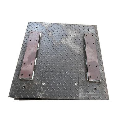 Op maat gemaakte ondersteuning ODM 60*80MM 1000kg Digitaal Platform Vloer Weegschaal met handvat