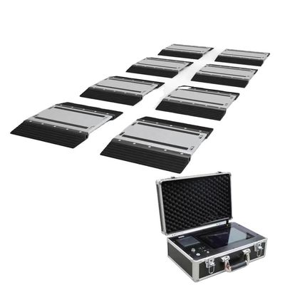 Highway Portable Truck Weighbridge Gewichtsschaal met 2 Asspads en 220v stroomvoorziening