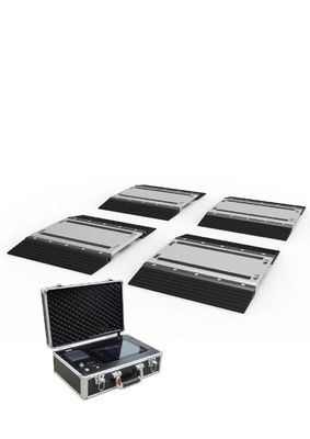 Highway Portable Truck Weighbridge Gewichtsschaal met 2 Asspads en 220v stroomvoorziening