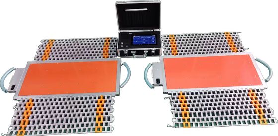 Highway Portable Truck Weighbridge Gewichtsschaal met 2 Asspads en 220v stroomvoorziening