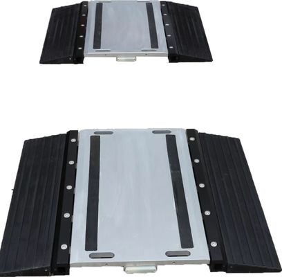 Highway Portable Truck Weighbridge Gewichtsschaal met 2 Asspads en 220v stroomvoorziening