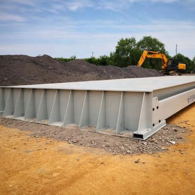 3*10m30 ton Truck Scale Weighbridge IP68 Beschermingsniveau en 125% F.S. Veiligheidsoverbelasting