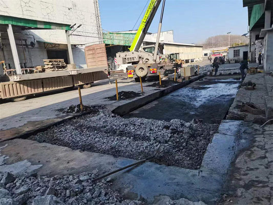 30 ton 300 ton op een betonnen weegbrug met een maximale capaciteit voor automatische weegtrucks