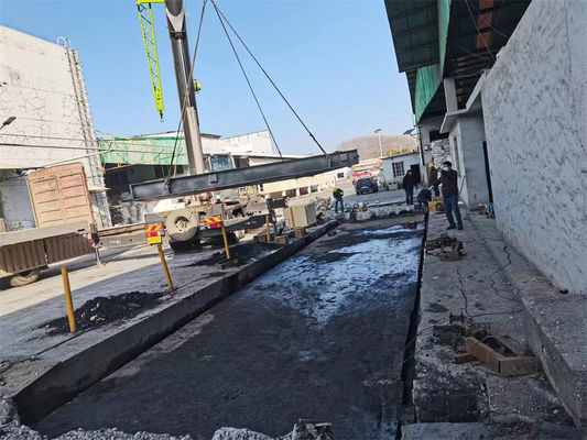 IP68-beschermingsniveau Digitale 120t betonnen weegbrug voor aangepaste vereisten