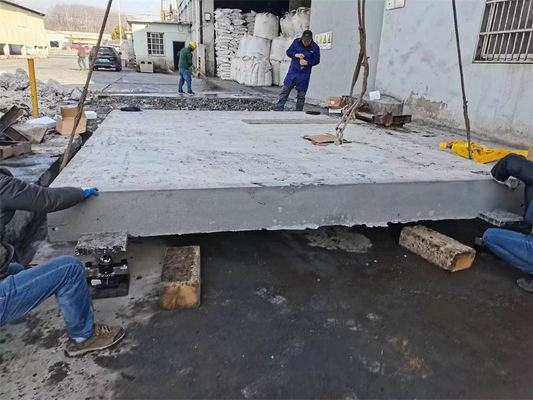 IP68-beschermingsniveau Digitale 120t betonnen weegbrug voor aangepaste vereisten