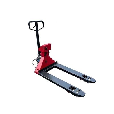 110V/220V Digitaal Carbon Steel Blauw 4000lbs Hand Pallet Truck met Gewichtsfunctie