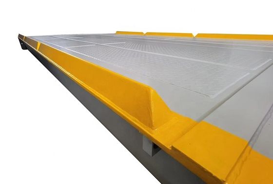 80T 3*18m Elektronisch vrachtwagen weegbrug met 3 meter 4 meter platformbreedte
