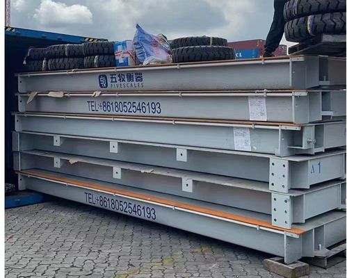Hoge capaciteit 10-250T vrachtwagen weegbrug met 16m zware weegschaal