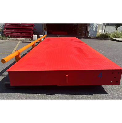 Weegschaal van 3-4 meter met draagbaar mobiel elektronisch digitaal platform