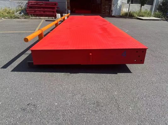 Weegschaal van 3-4 meter met draagbaar mobiel elektronisch digitaal platform