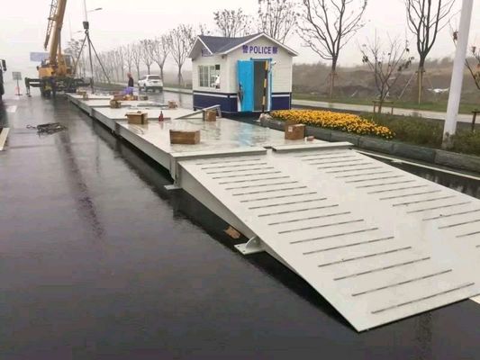 80 ton draagbare weegbrug met 30 ton weegschaal en 60 ton elektronische weegbrug