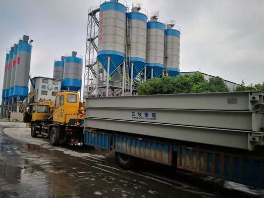 80 ton draagbare weegbrug met 30 ton weegschaal en 60 ton elektronische weegbrug