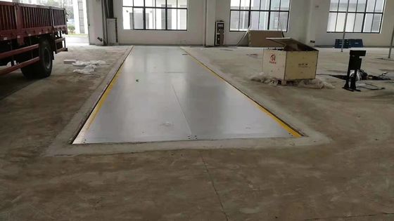 IP68-niveau Veiligheid Overbelasting 125%F.S Mobiele elektronische vrachtwagen Scale Pitless Weighbridge