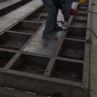 125%F.S Veilige overbelasting SCS318 120t 3m*18m Elektronisch vrachtwagenschaal met 9a-indicator