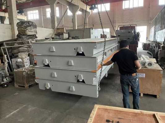 220v/50Hz stroomvoorziening 80 ton koolstofstaal industriële zware weegschaal