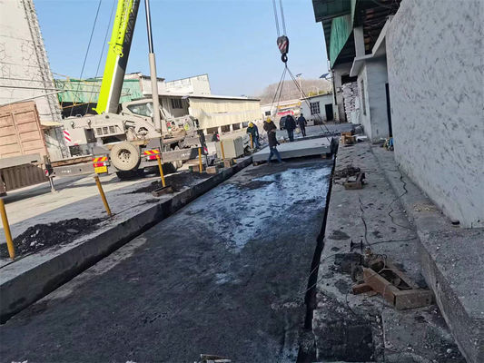 IP68-niveau 100 ton Elektronische industriële betonnen weegschaal voor fabrieken